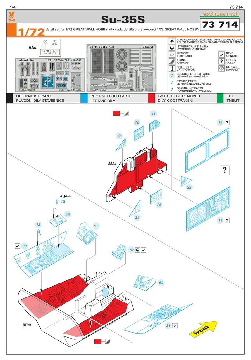 Eduard Su-35S manual