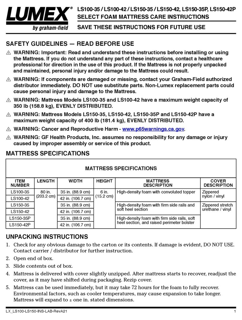 Graham Field Lumex LS100-35 Installation guide
