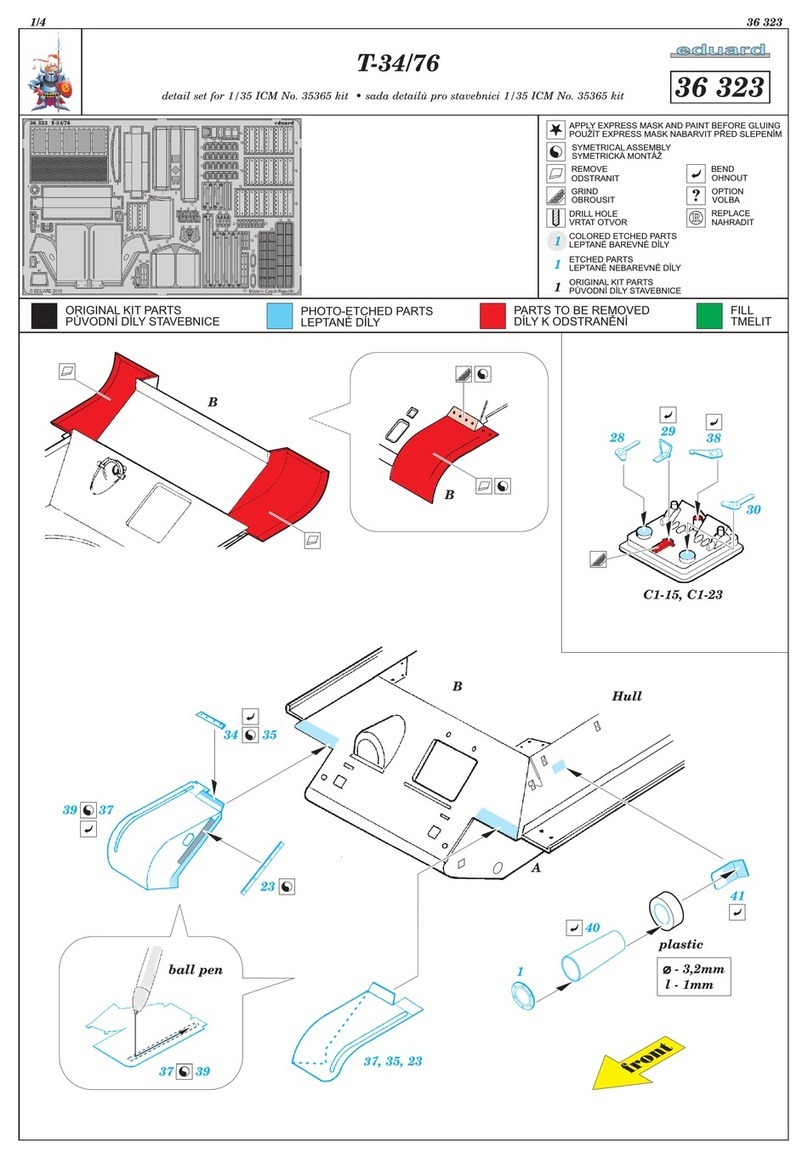 Eduard T-34/76 User manual