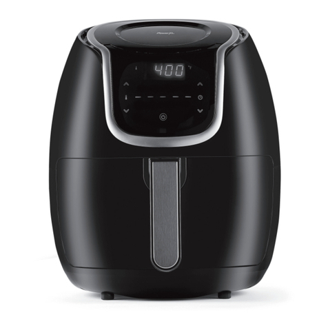 PowerXL Vortex Air Fryer HF-2096TS owner's manual