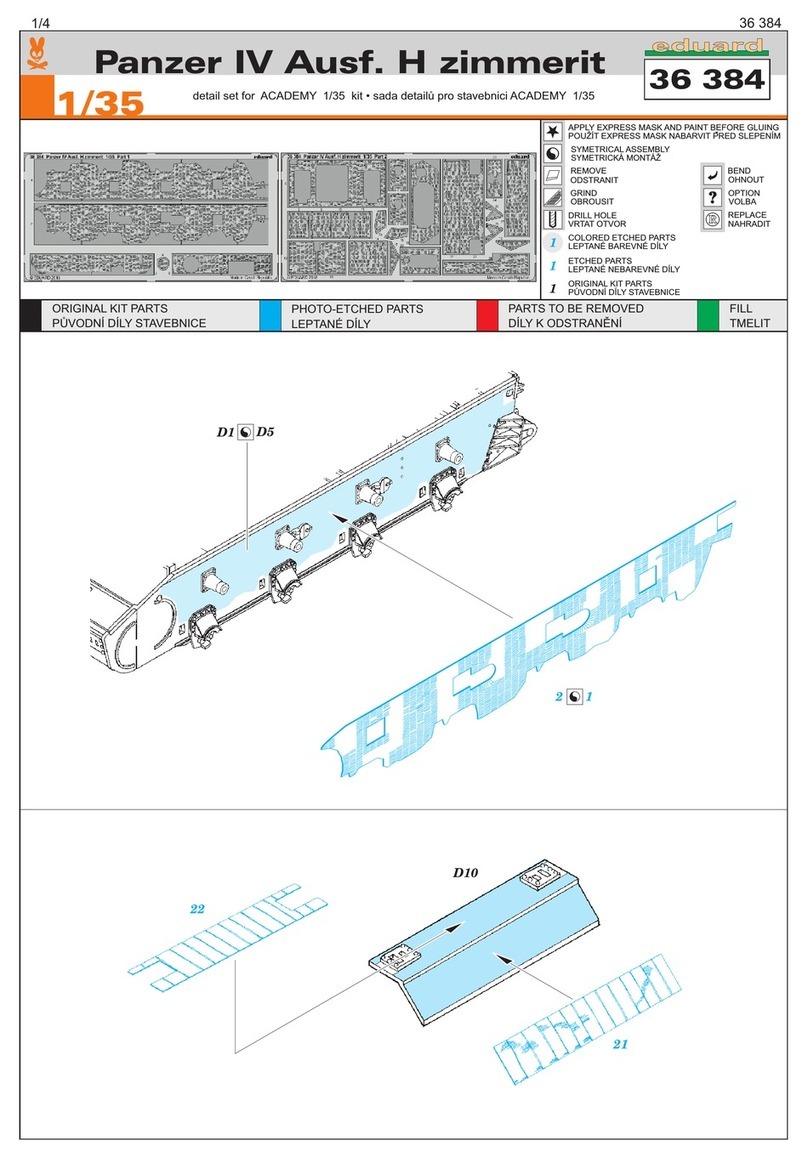 Eduard Panzer IV Ausf. H zimmerit manual Eduard Panzer IV Ausf. H zimmerit manual