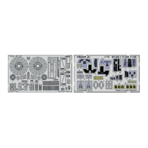 Eduard 73 626 User manual
