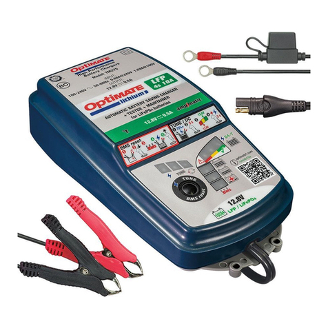 TecMate OptiMate Lithium 4s 9.5A User manual