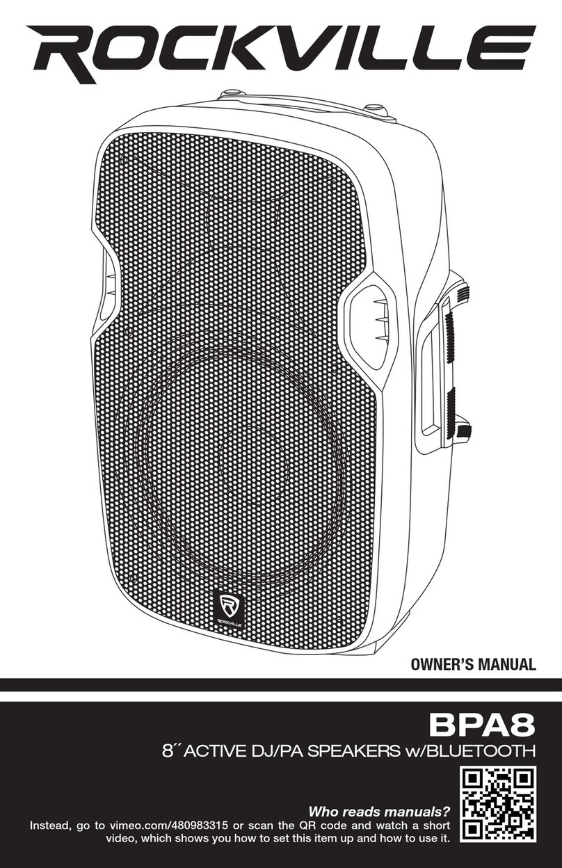 Rockville BPA8 User manual