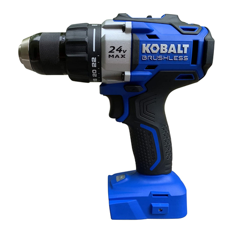 Kobalt KDD 524B-03 User manual