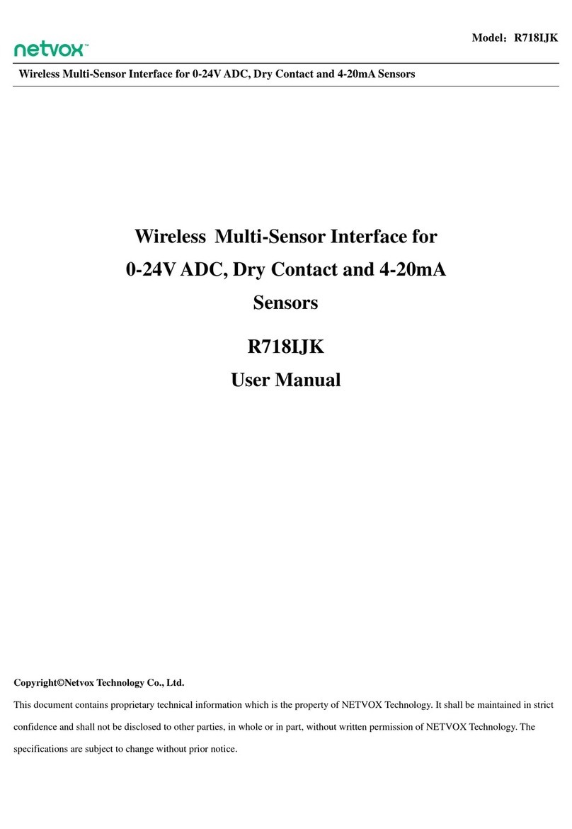 netvox R718IJK User manual