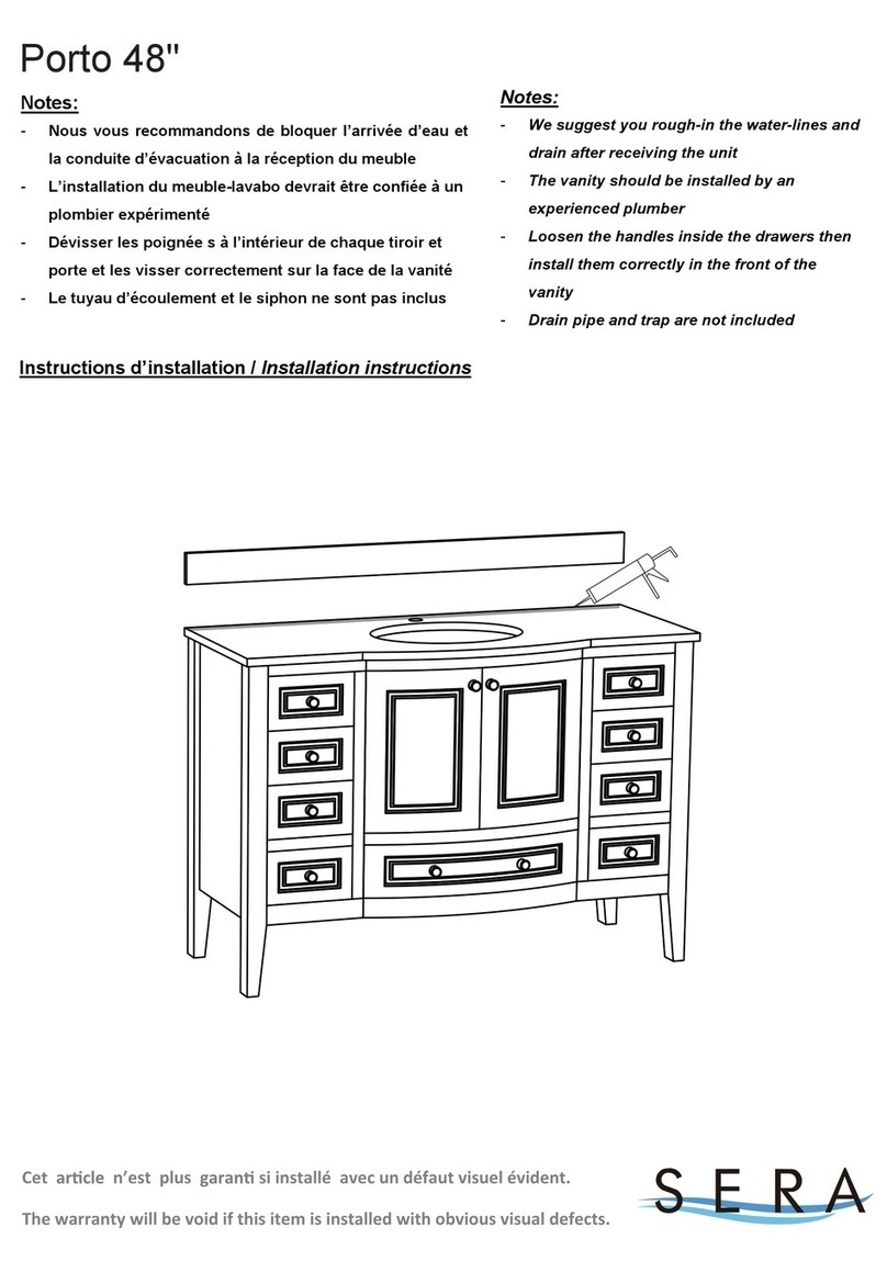 Sera Porto 48 installation instructions