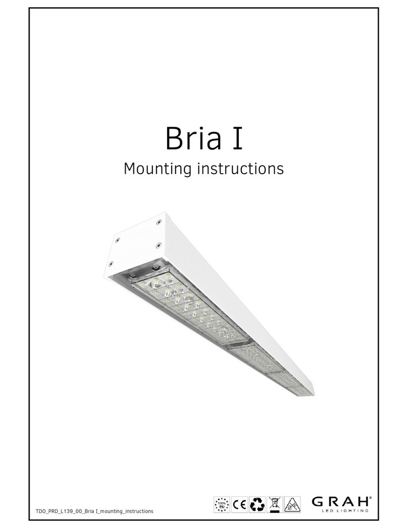 GRAH Lighting Bria I Mounting instructions