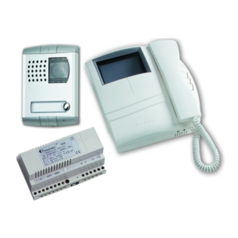 FARFISA INTERCOMS Compact Profilo KM8111PLCW User manual