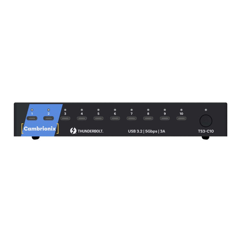 CAMBRIONIX TS3-C10 User manual