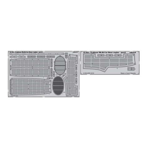 Eduard Typhoon Mk.Ib Car Door engine User manual