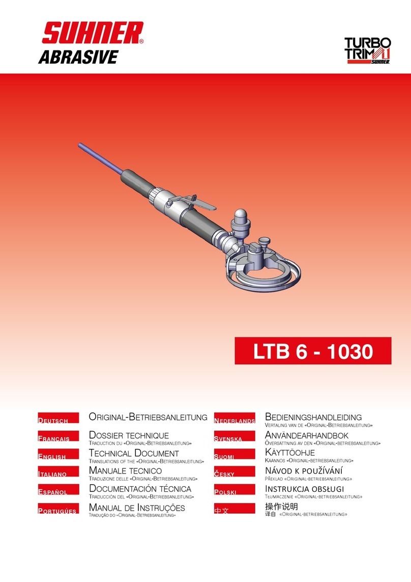 SUHNER ABRASIVE LTB 6 - 1030 Technical document