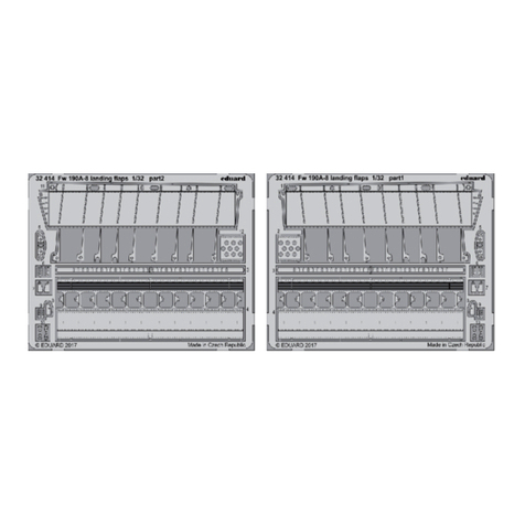 Eduard Fw 190A-8 landing flaps 1/32 manual