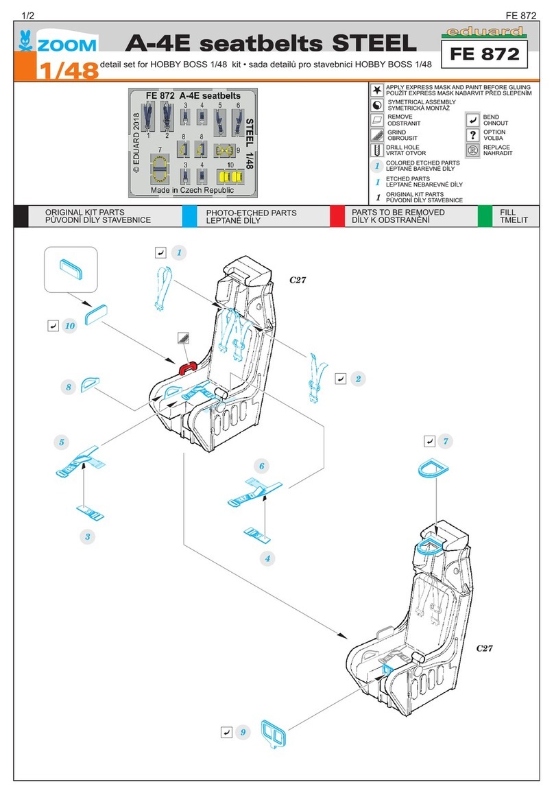 Eduard FE 872 User manual Eduard FE 872 User manual