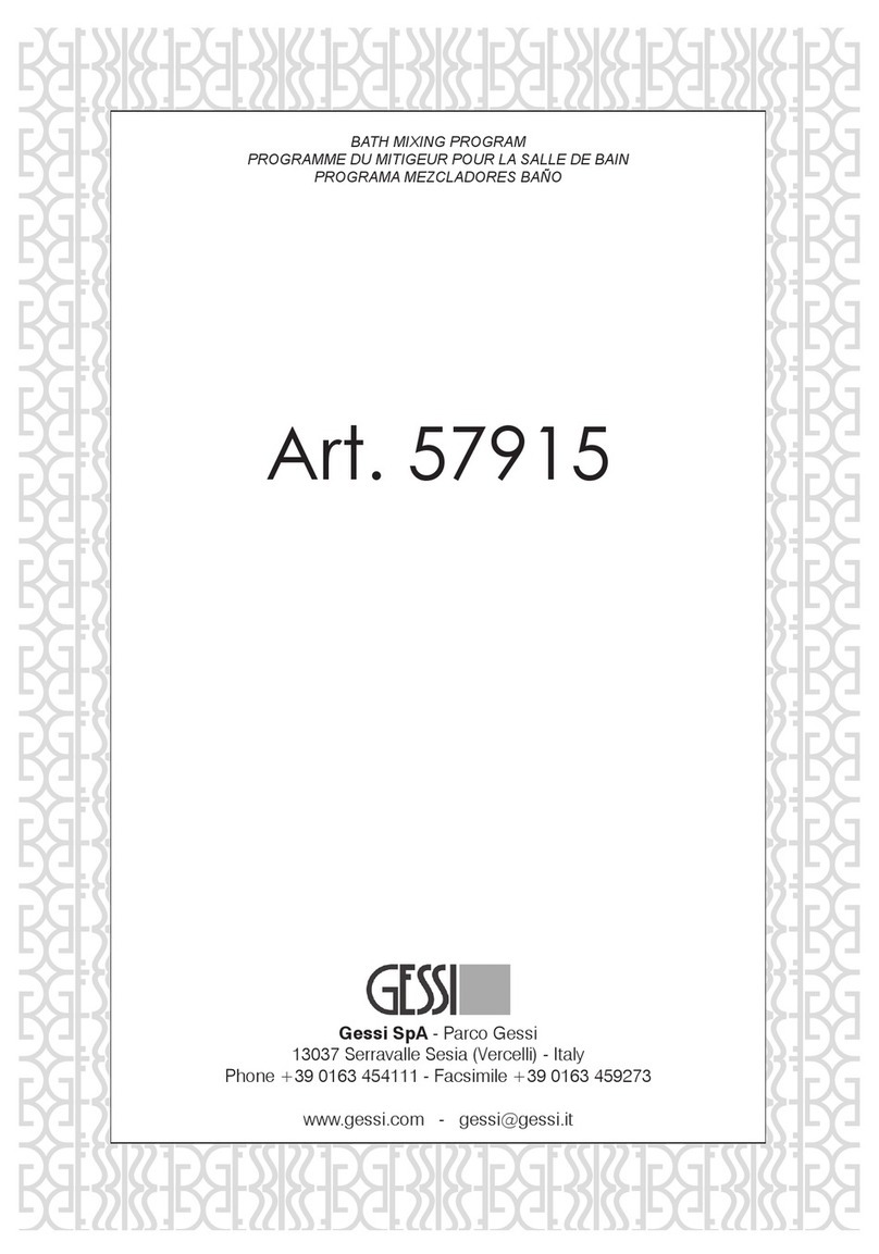 Gessi 57915 manual