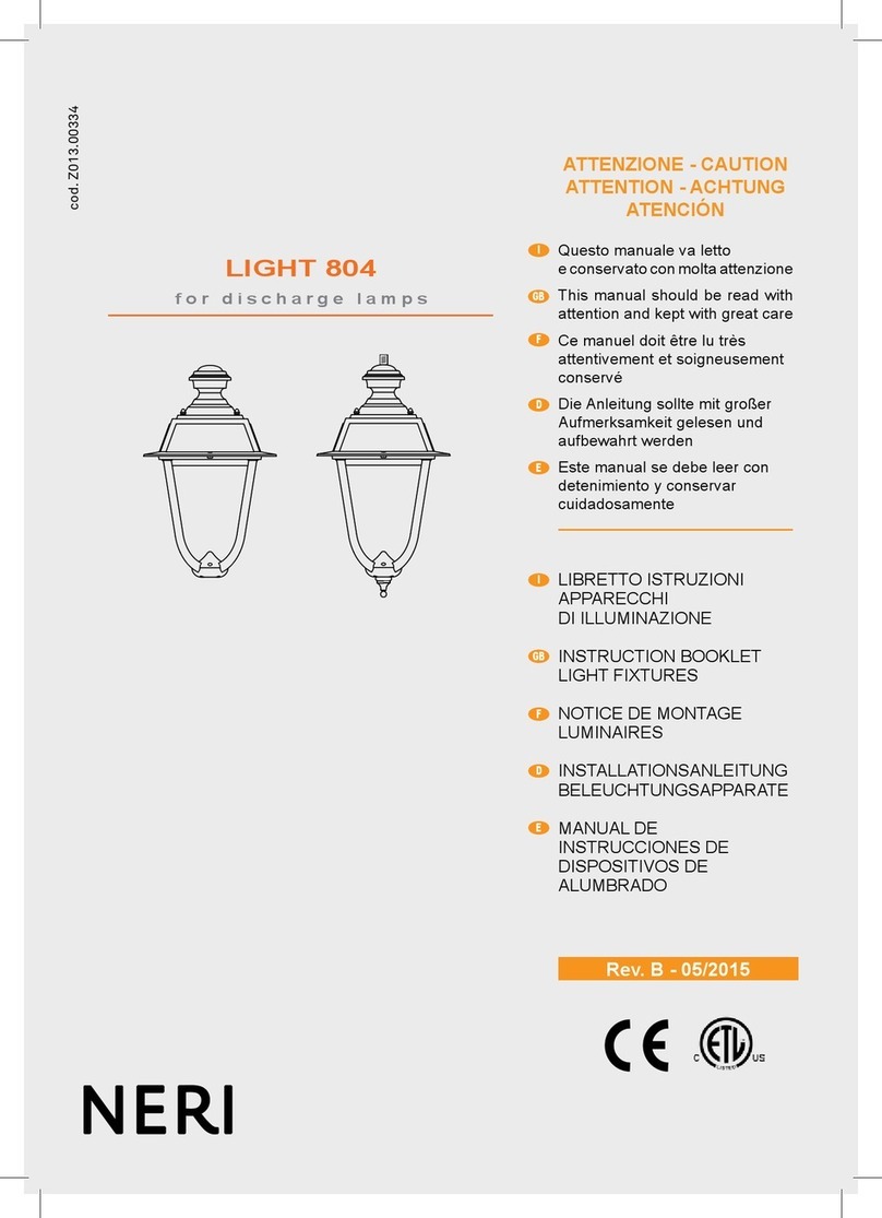 NERI LIGHT 804 User manual