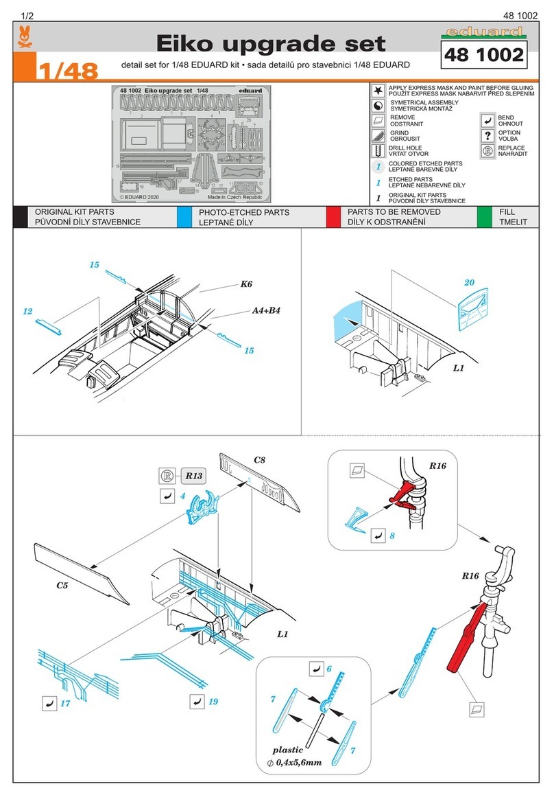 Eduard 48 1002 User manual