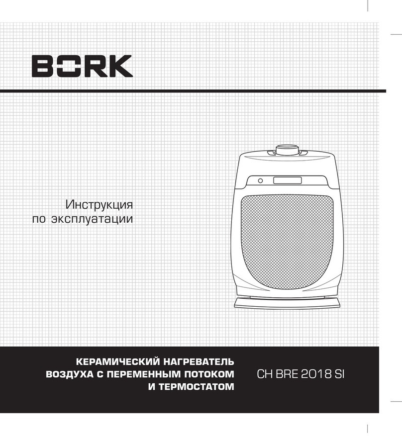 BORK CH BRE 2018 SI User manual