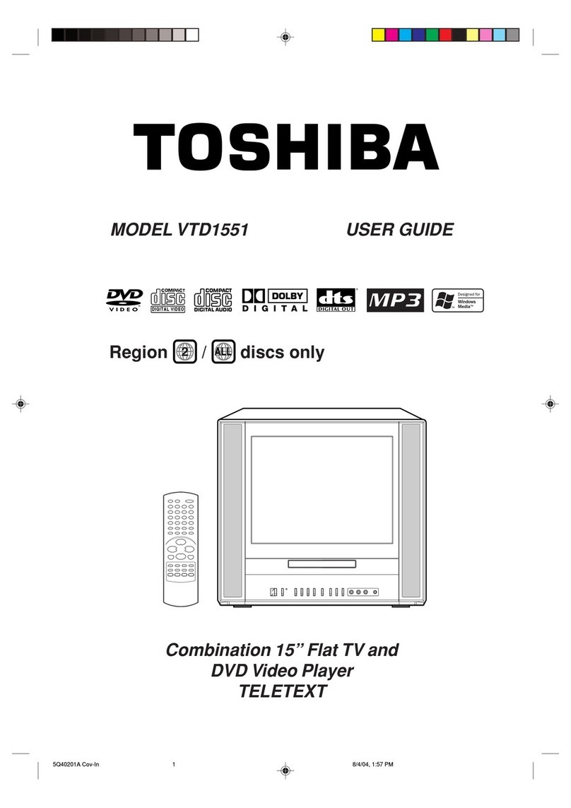 Toshiba VTD1551 User manual