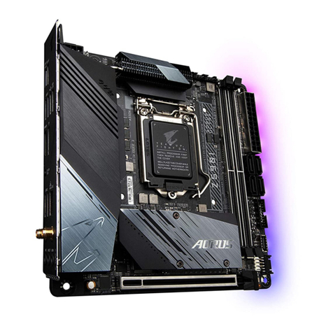 Gigabyte Z590I AORUS ULTRA user manual