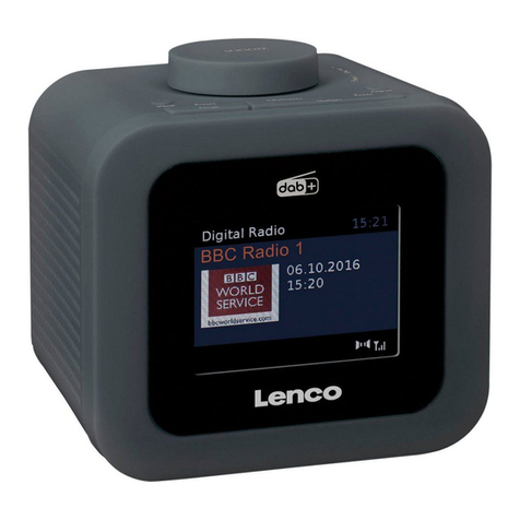 LENCO CR-620 user manual