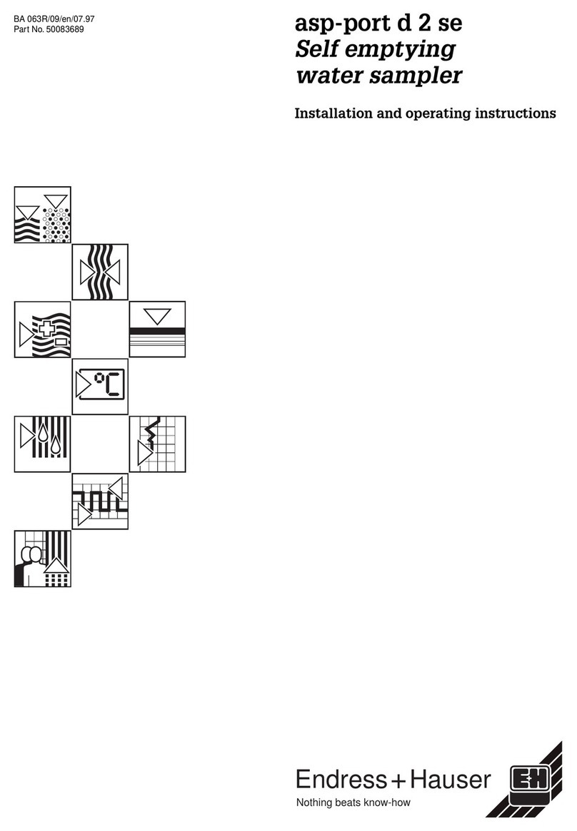Endress+Hauser asp-port d 2 se User manual