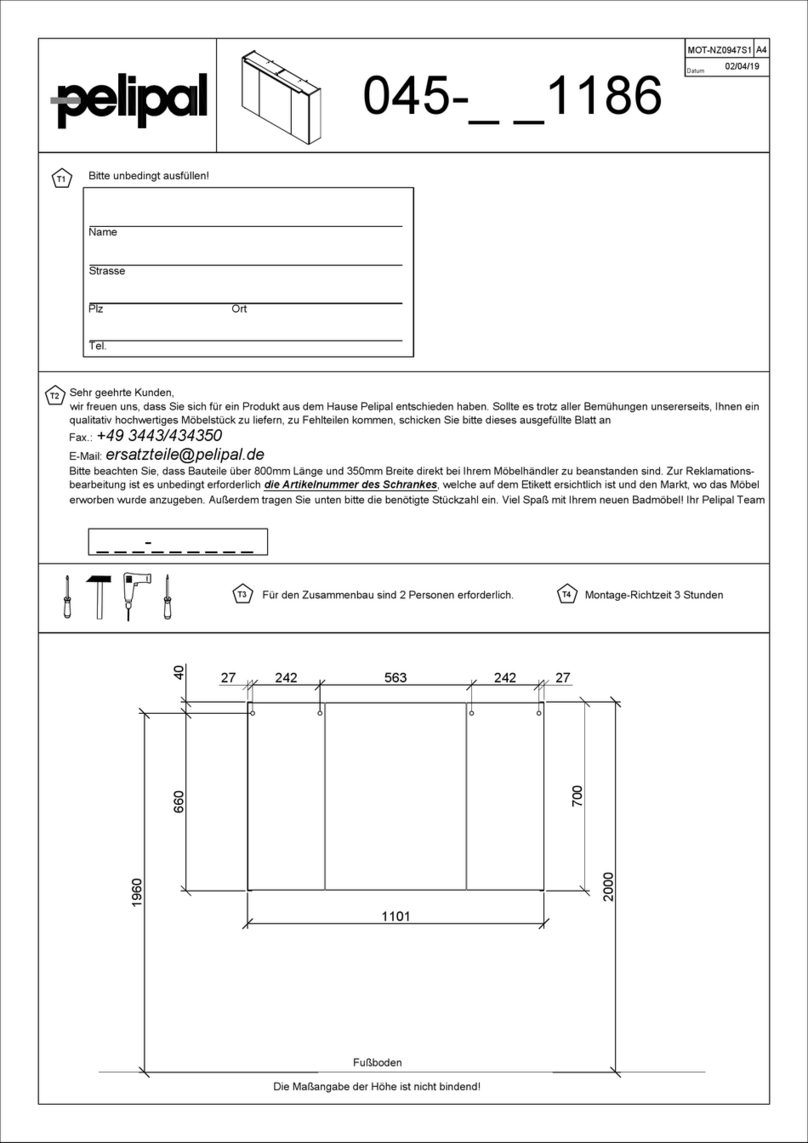 pelipal Balu 045 1186 Series manual