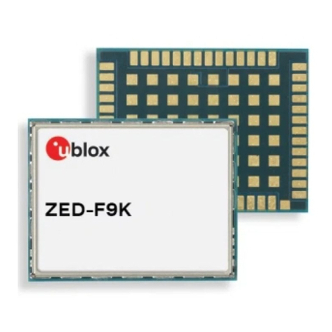 Ublox ZED-F9K Integration manual