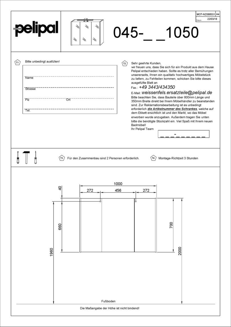 pelipal 045 1050 Series User manual pelipal 045 1050 Series User manual