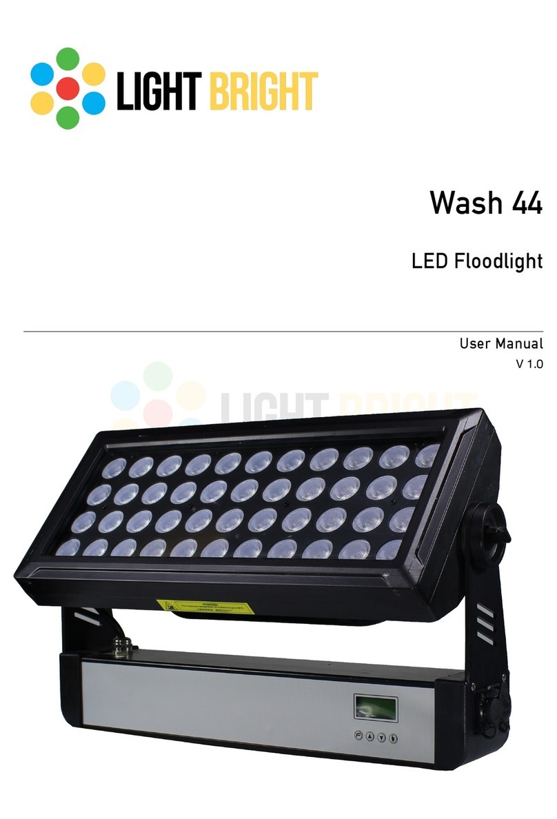 Light Bright Wash 44 User manual
