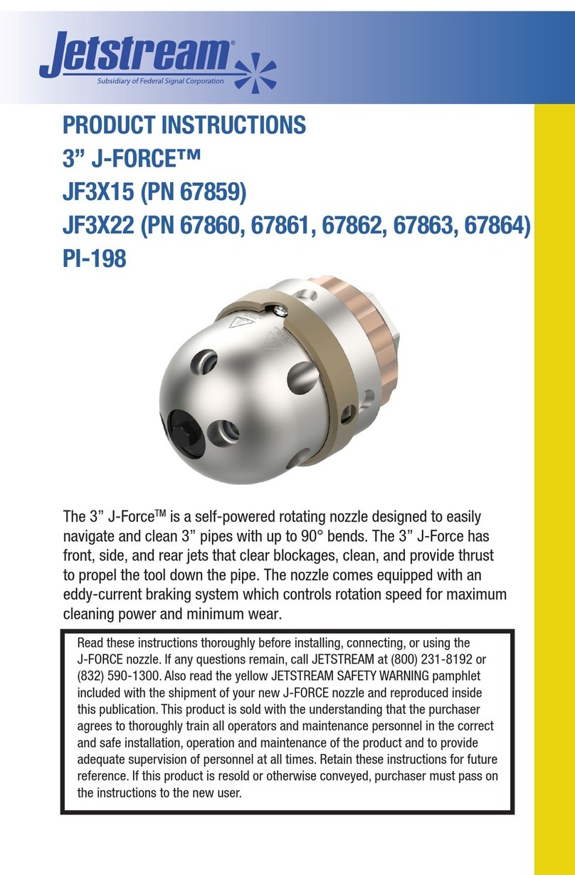 JETStream 3" J-FORCE JF3X15 Product instructions JETStream 3" J-FORCE JF3X15 Product instructions