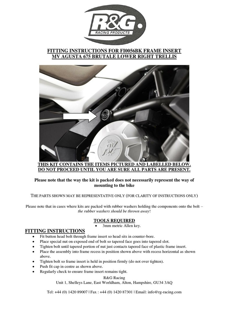 R&G FI0056BK User manual
