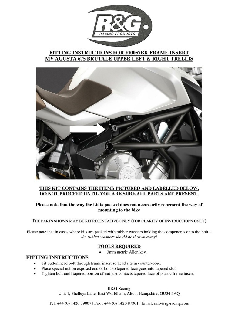R&G FI0057BK User manual