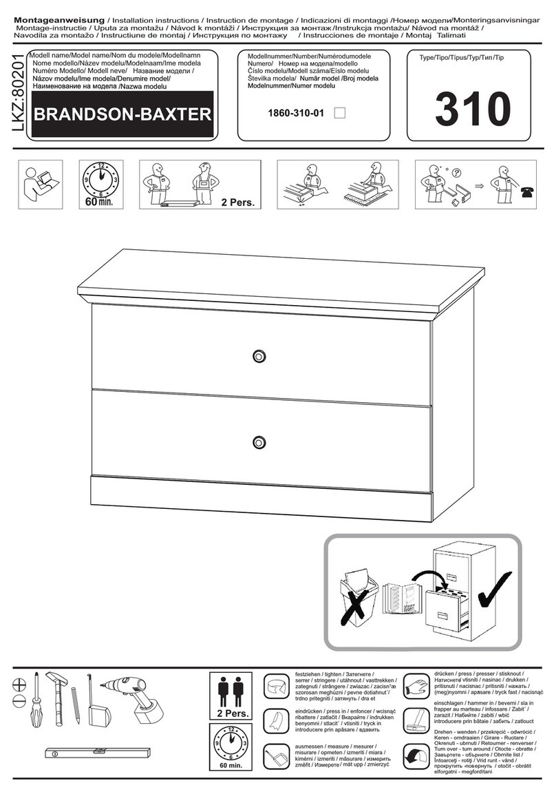 Trendteam BRANDSON installation instructions