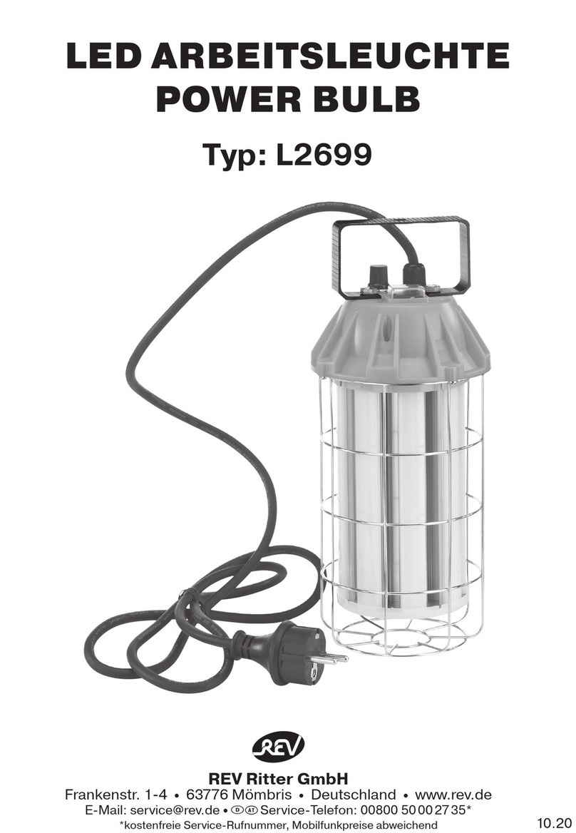 REV Ritter POWER BULB User manual