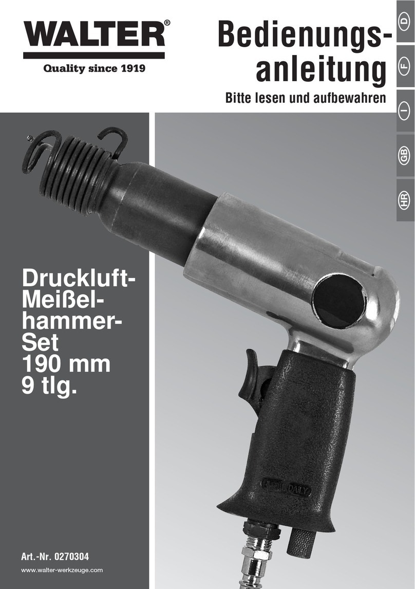 Walter RP7808H operating manual