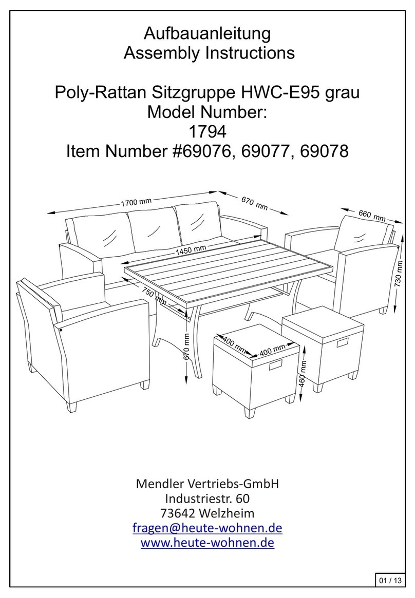 Mendler HWC-E95 User manual