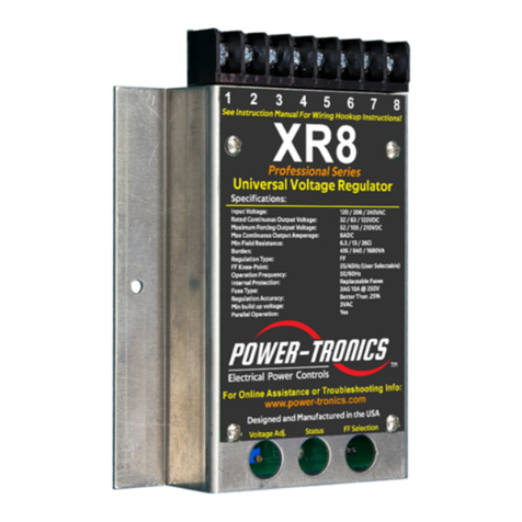 Power-Tronics XR8 User manual