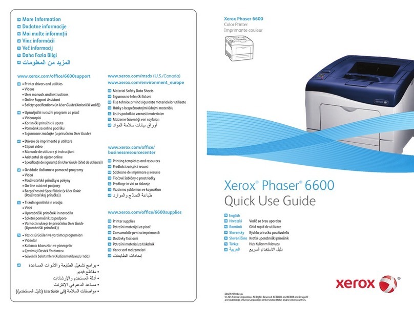 Xerox Xerox Phaser 6600 Operating manual