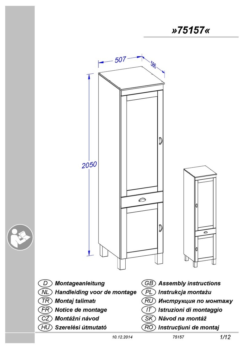 Home affaire Oslo 75157 Assembly instructions Home affaire Oslo 75157 Assembly instructions