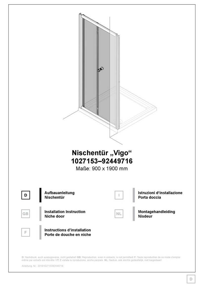 Welltime Vigo 1027153 Installation instruction