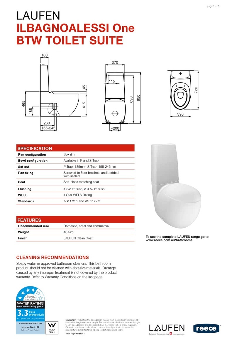 Laufen ILBAGNOALESSI One manual