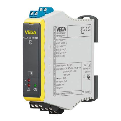Vega VEGATRENN 142 operating instructions Vega VEGATRENN 142 operating instructions