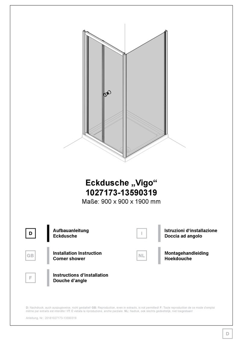 Welltime Vigo 1027173 Installation instruction