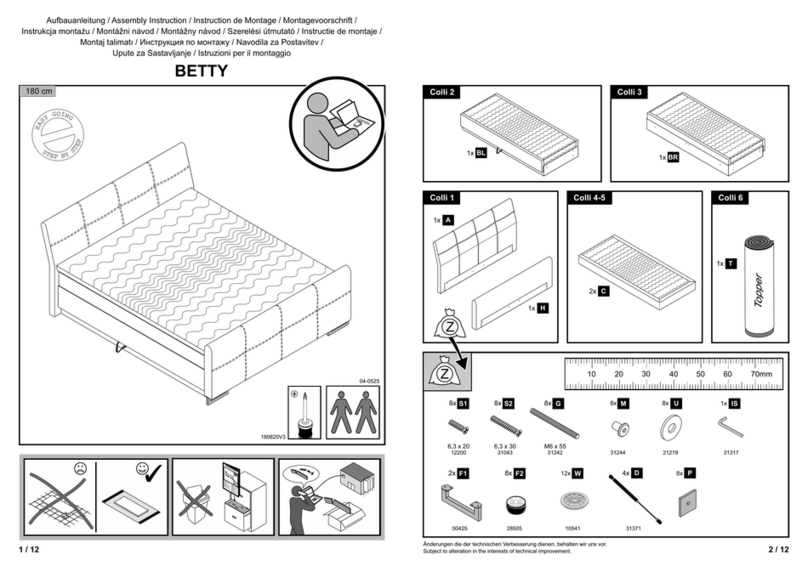 Jockenhöfer BETTY Assembly instruction Jockenhöfer BETTY Assembly instruction