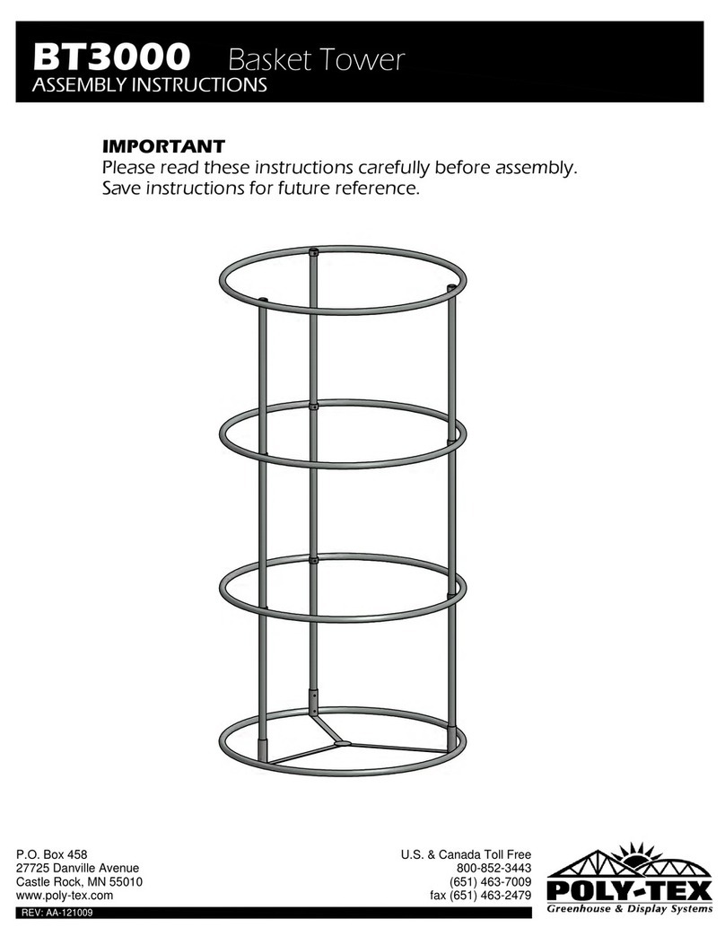 Poly-Tex BT3000 Assembly instructions