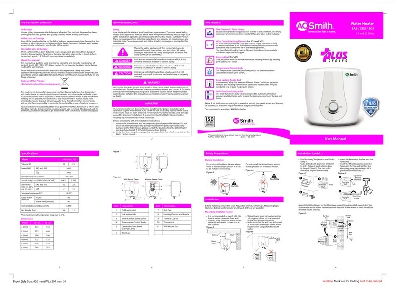 A.O. Smith SAS quick start guide A.O. Smith SAS quick start guide