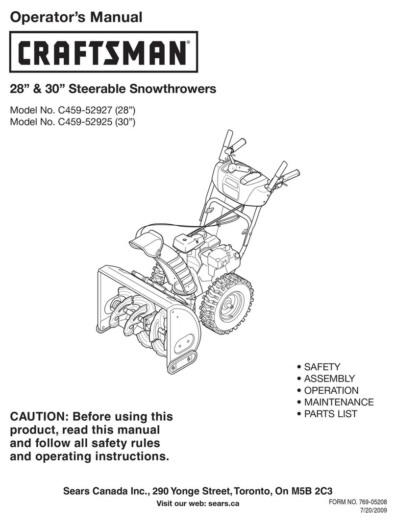 Craftsman C459-52927 Operator's manual