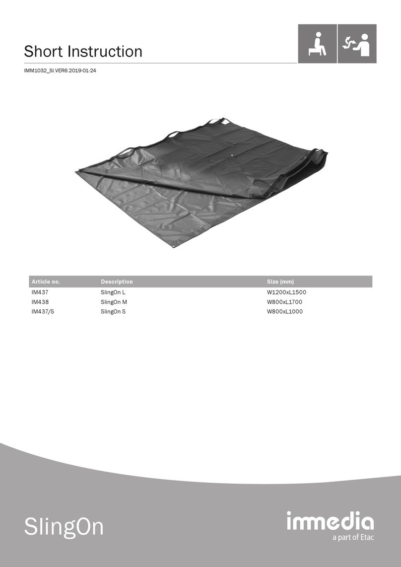Etac immedia SlingOn User manual