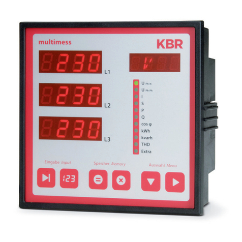 KBR multimess F144-2-LED-ESMS 4 Series User manual KBR multimess F144-2-LED-ESMS 4 Series User manual